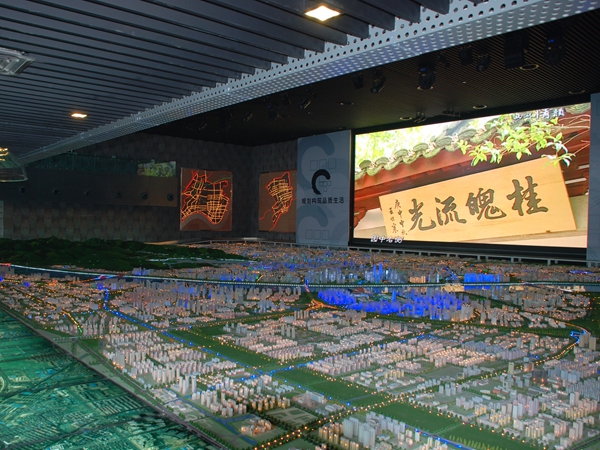 杭州城市規(guī)劃展示館室內全彩顯示屏