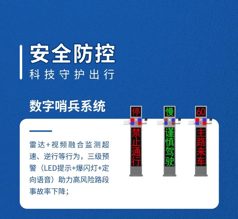 支路預警哨兵,誘導屏,超速紅色警示,減速提示