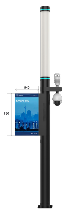 三思,智慧燈桿屏,點(diǎn)亮城市信息,“黑科技”